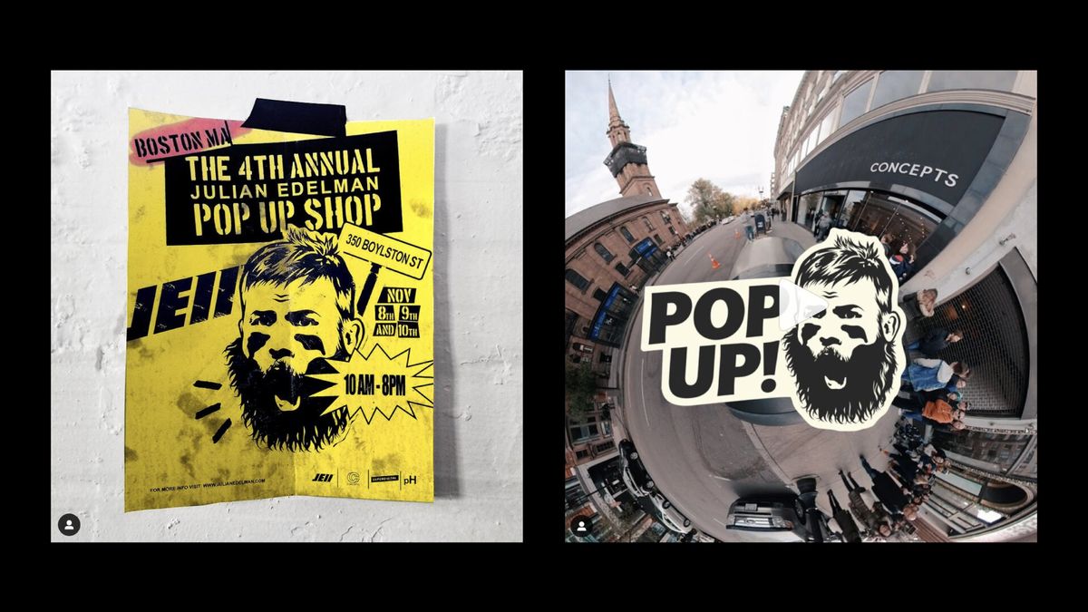 Julian Edelman Pop Up Shop