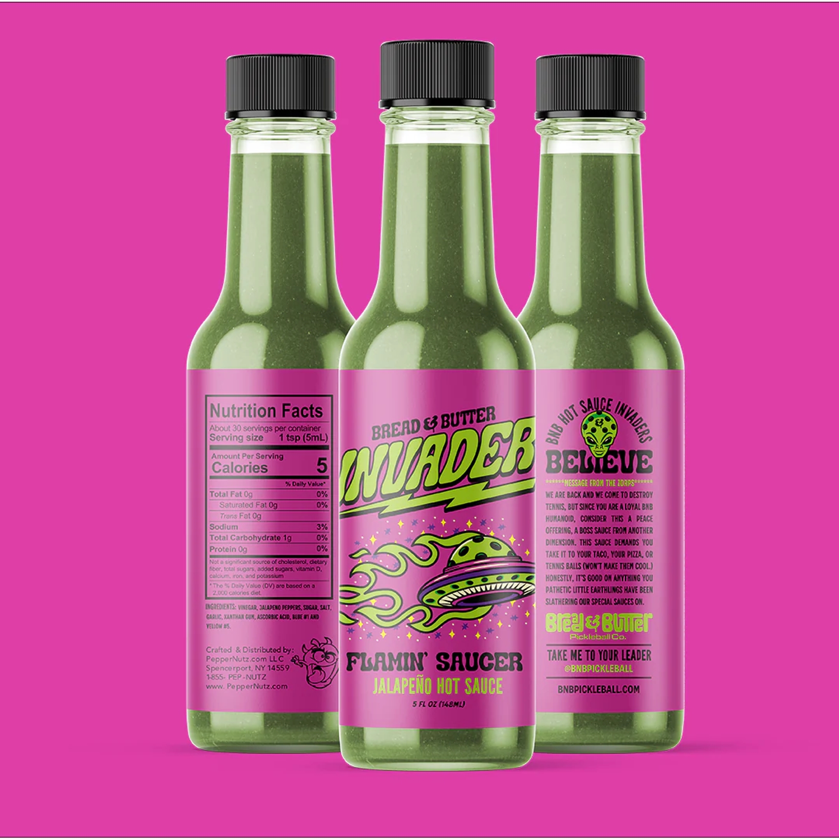 BNB INVADER HOT SAUCE