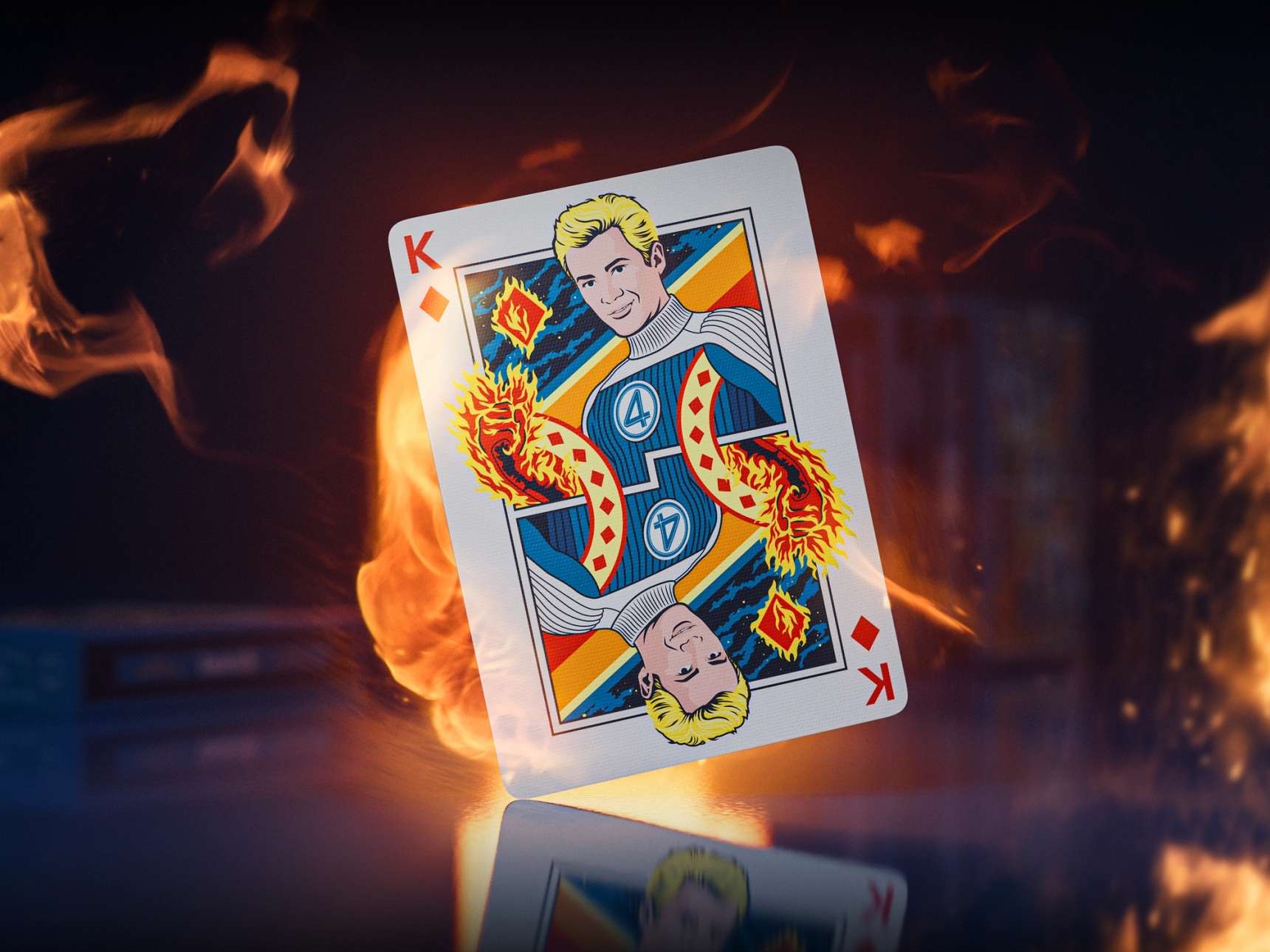Fantastic 4 Playing Cards