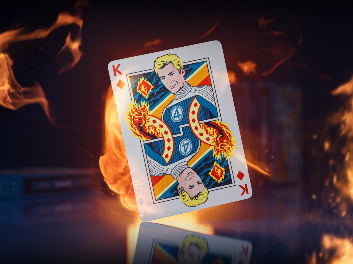 Fantastic 4 Playing Cards
