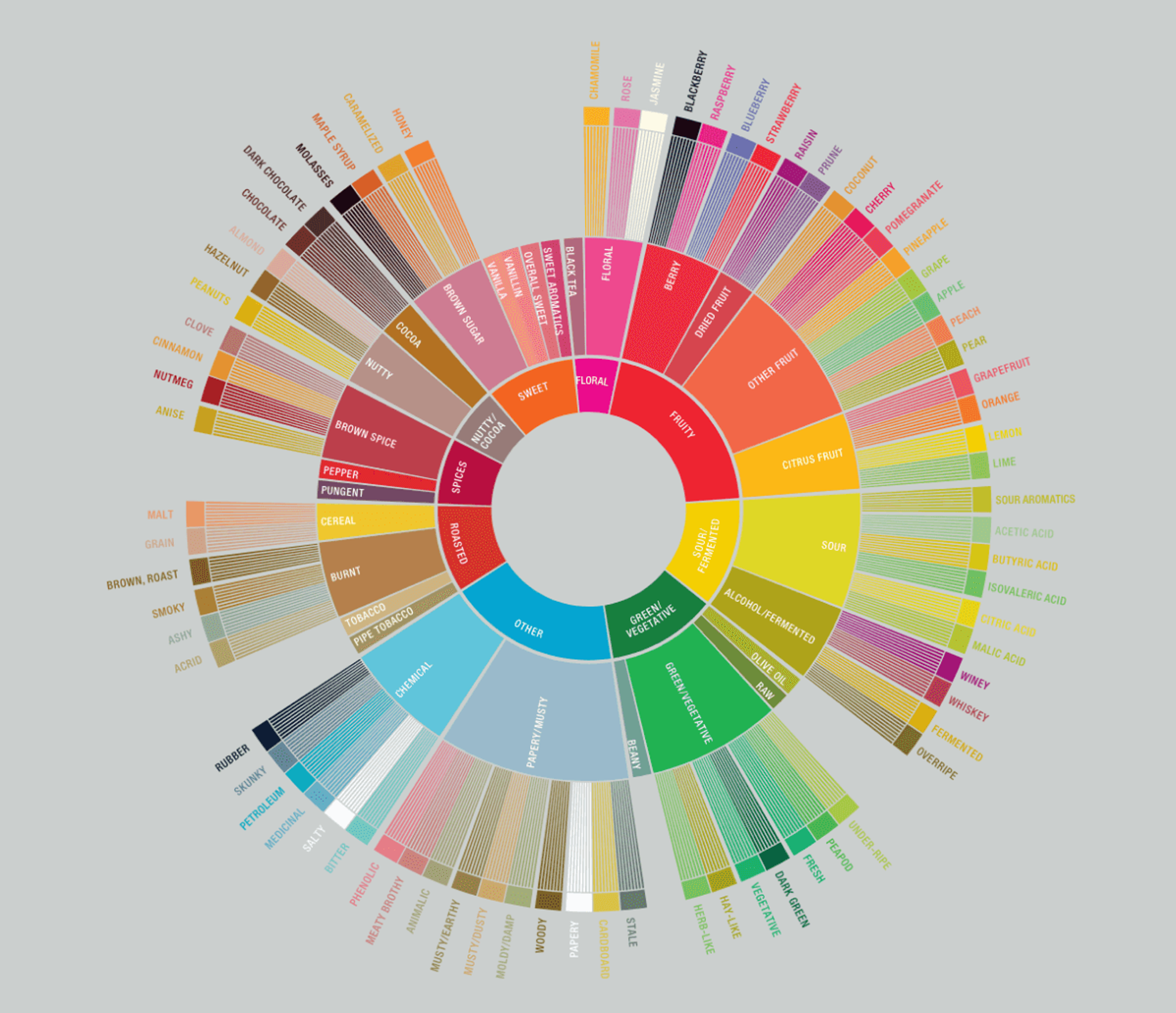 SCA Coffee Flavor Wheel (Source: Atlantic Coffee)
