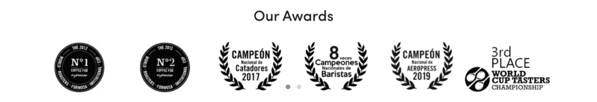 Awards won by Amor Perfecto