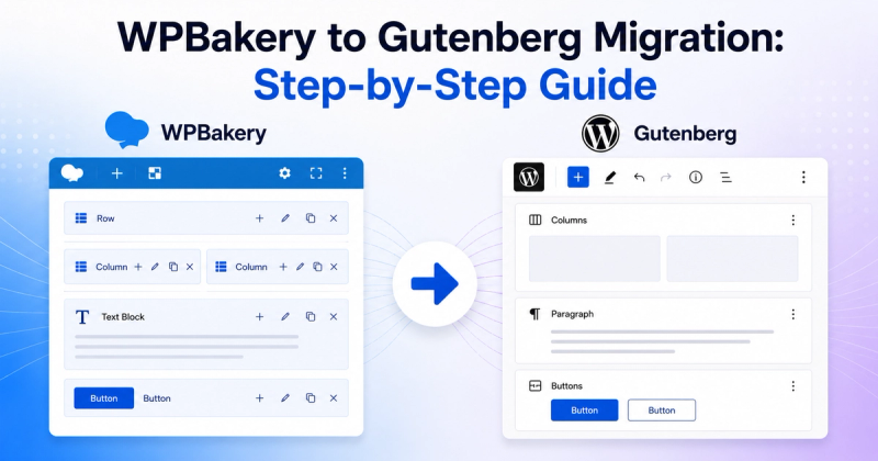 WPBakery to Gutenberg Migration: Step-by-Step Guide