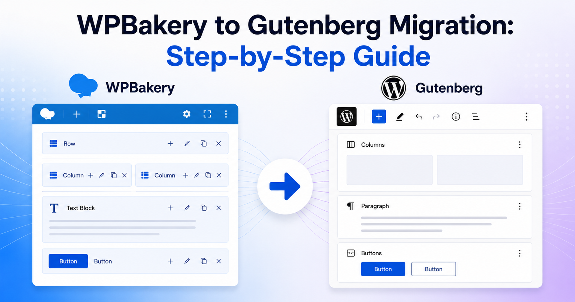 WPBakery to Gutenberg Migration: Step-by-Step Guide