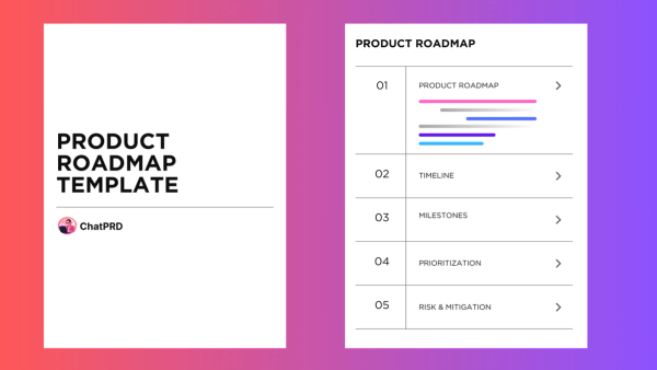 Product Roadmap Template template preview