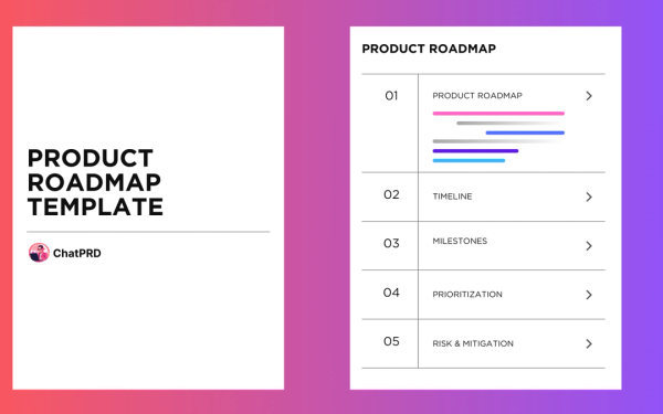 Product Roadmap Template template preview