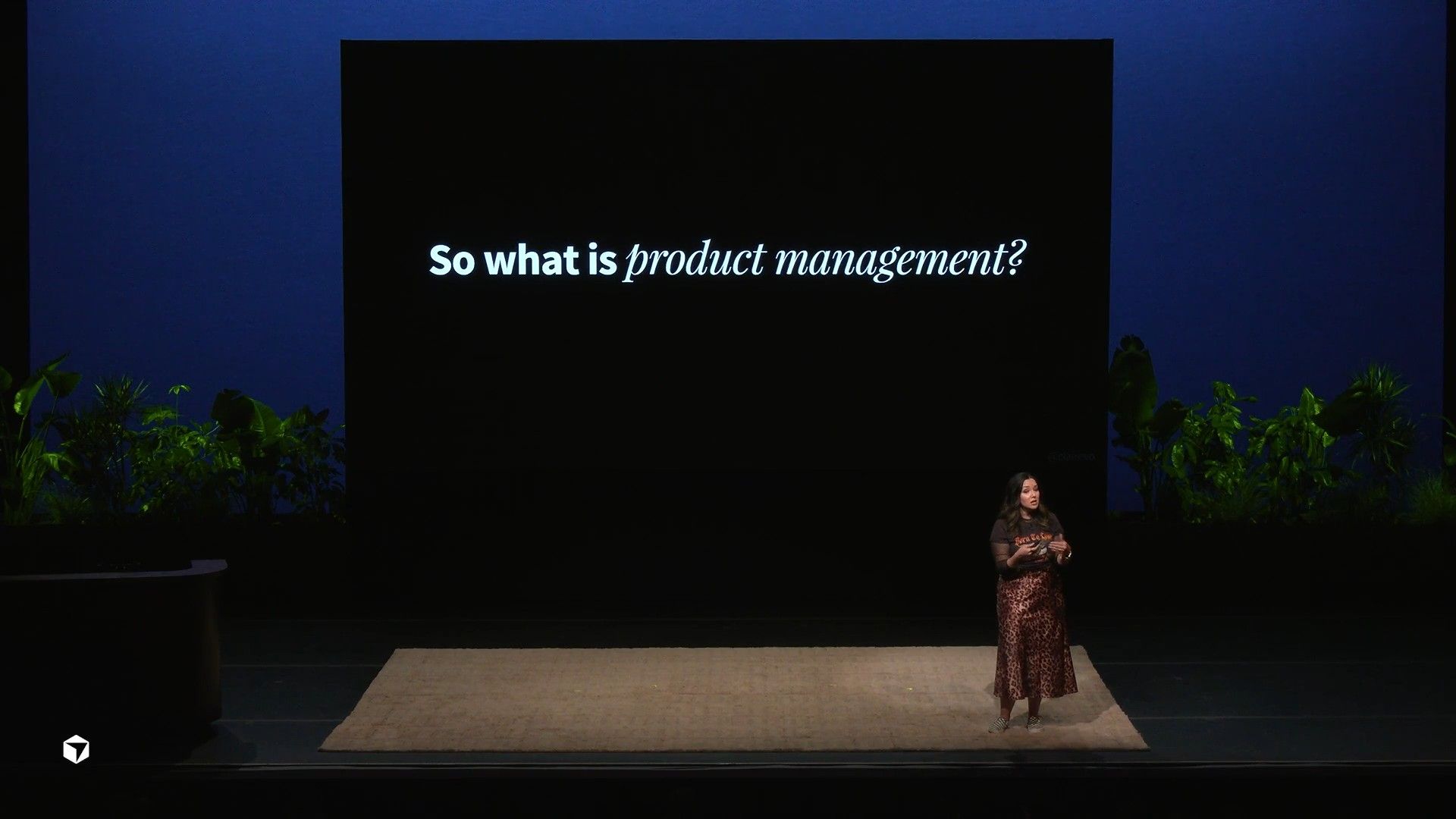The slide with the title "The New Job of Product" and the three pillars: Finding Direction, Deciding What's Worth Building, Proving It Can Matter