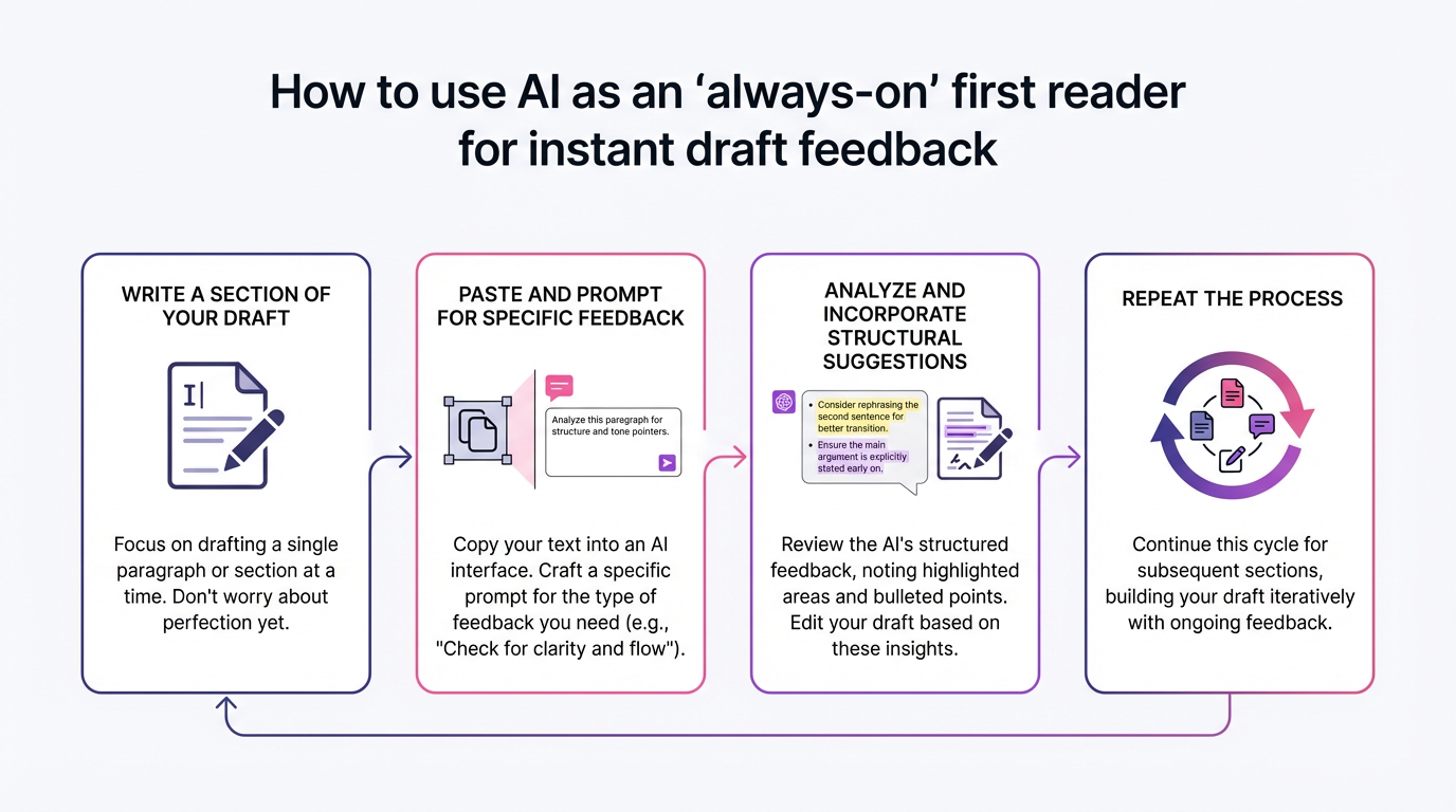 How to Use AI as an 'Always-On' First Reader for Instant Draft Feedback ...