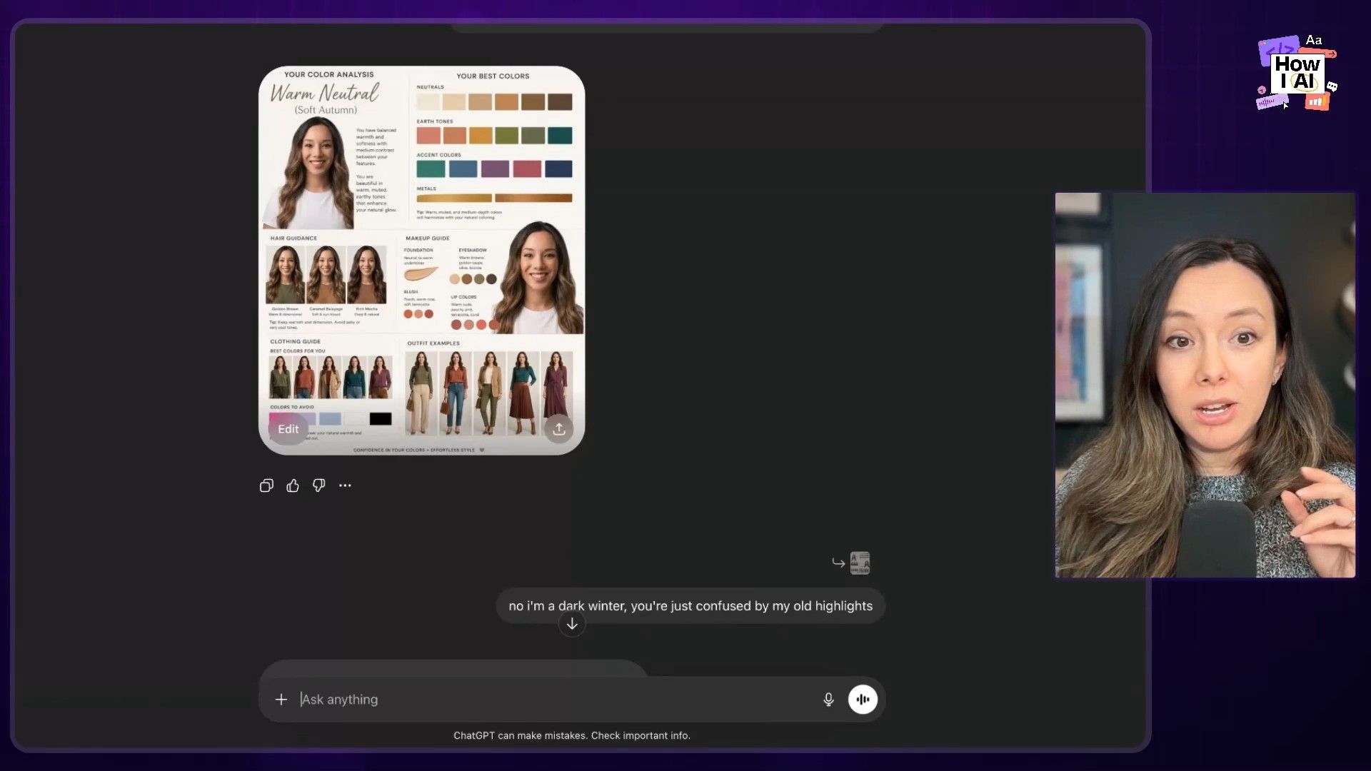 The corrected and accurate 'dark winter' color analysis