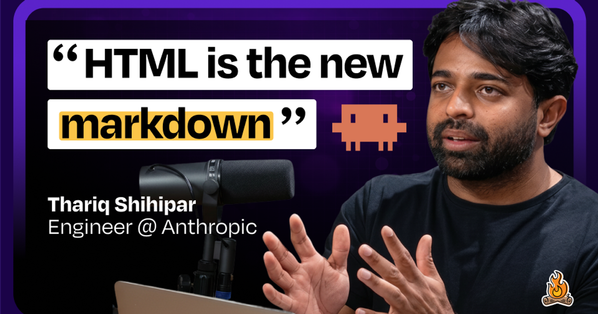 How I AI: Thariq Shihipar on Replacing Markdown with HTML for AI ...