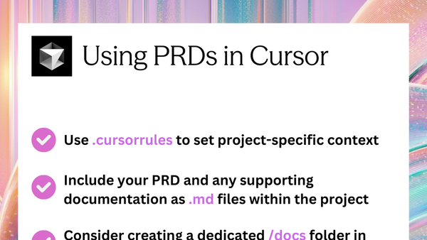 Best Practices for Using PRDs with Cursor article thumbnail
