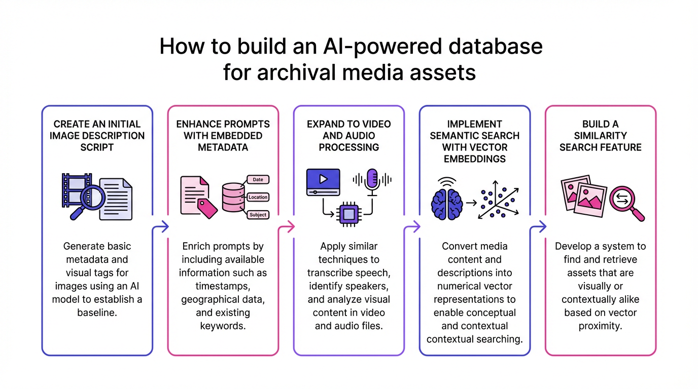 How to Build an AI-Powered Database for Archival Media Assets | AI ...