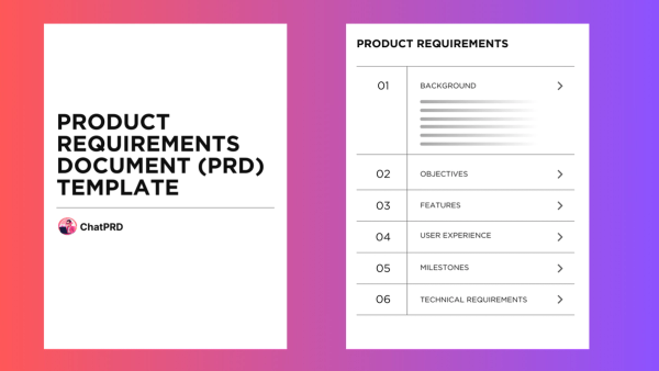 PRD (Product Requirement Document) Template template preview