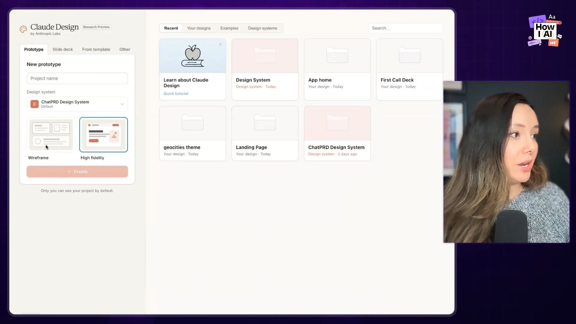The Claude Design form filled out for Lenny's Newsletter