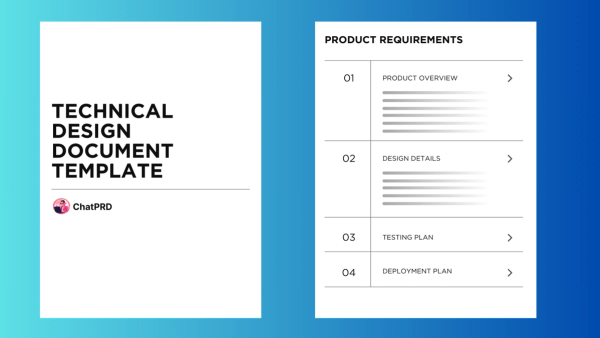 Technical Design Document Template template preview