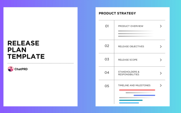 Release Plan Template template preview