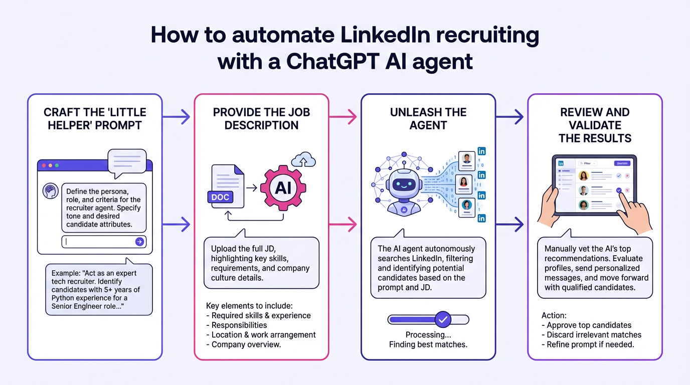How to Automate LinkedIn Recruiting with a ChatGPT AI Agent | AI Workflows