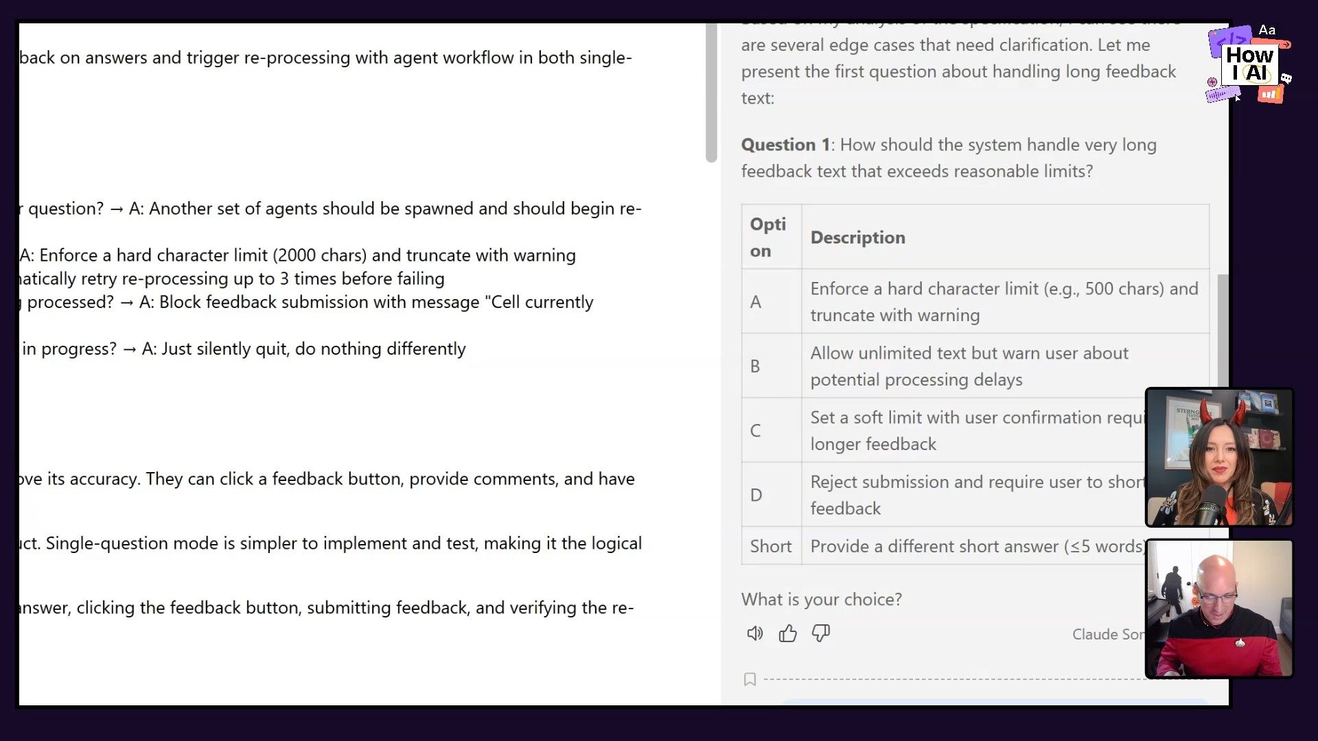 A detailed view of the 'Spec Kit' GitHub repository, showcasing its README, purpose, and the programming languages used in its development (Shell, Python, PowerShell), providing context to the discussion by the podcast hosts.