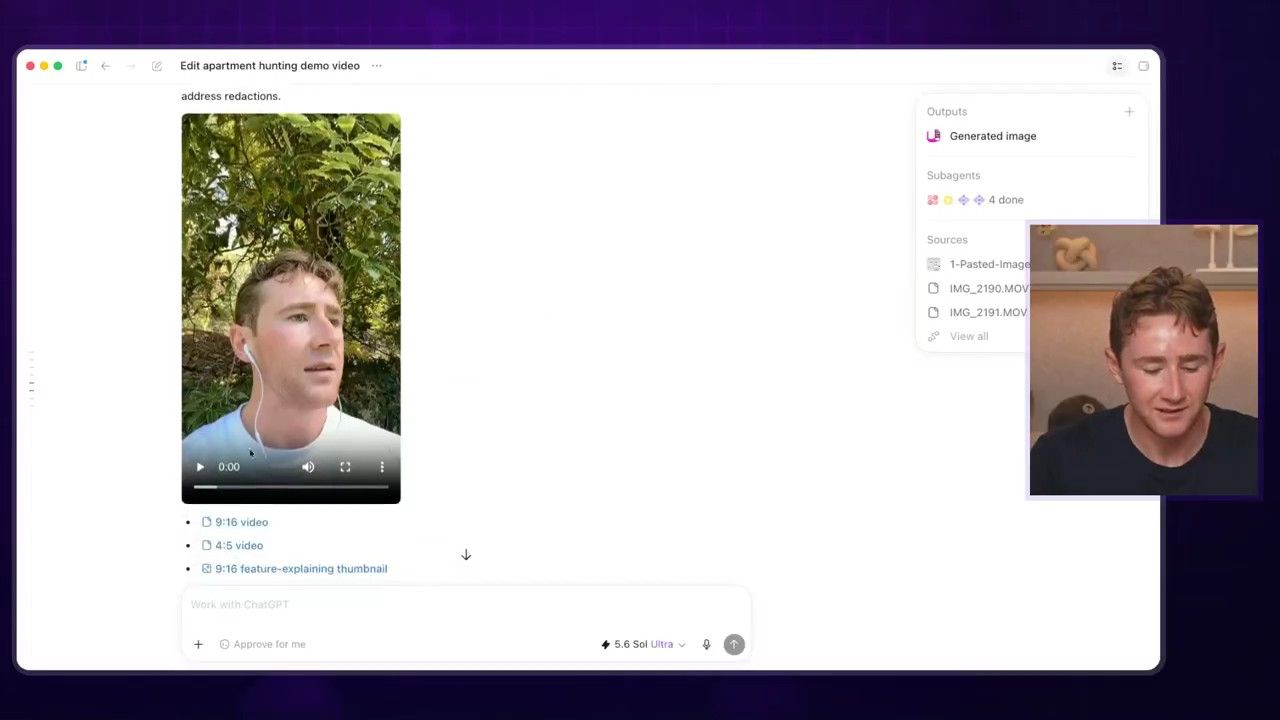The sharing options dialog for the ChatGPT Site