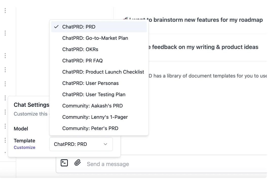 ChatPRD Templates