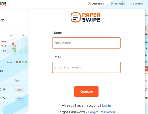 PaperSwipe Registration