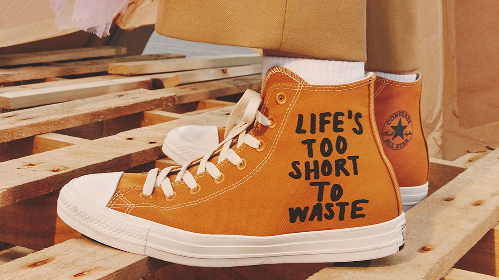 Converse life's too short to waste best sale