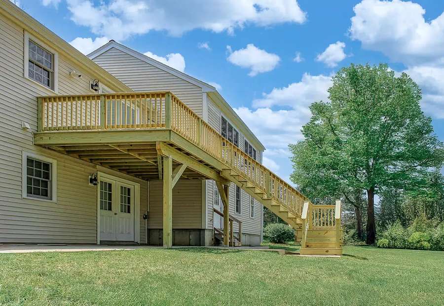 Backyard Deck and Stairs