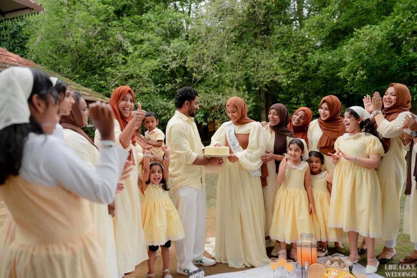 A Butter Yellow Celebration: Farsana’s Bridal Shower at Once Upon the River, Aluva — photo 24