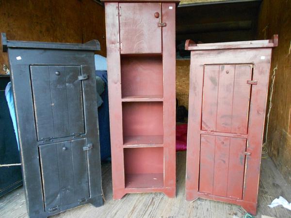 Tater Bins & Bookcase w/Door