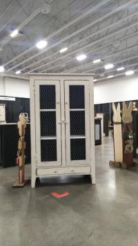 Tall Chicken Wire Pie Safe