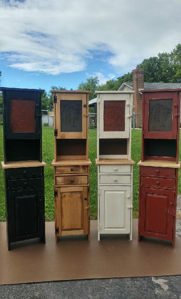 2pc Mini Hutch w/Tin Top