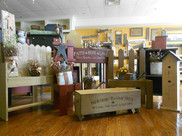 Seasonal Picket Bench, Flower Box, Bird House & Potting Chairs