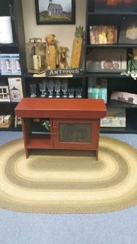 Bench w/Tin Door