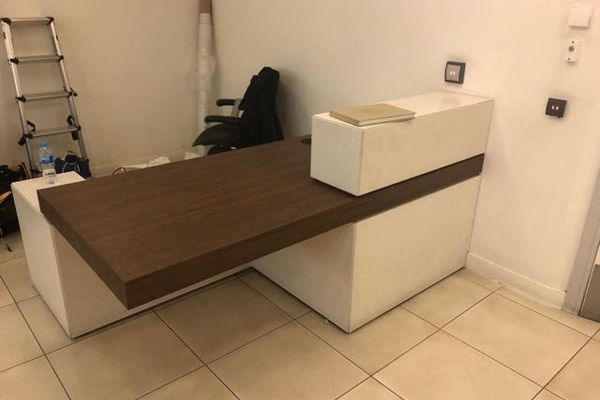 NHS Hospital Reception Desk Refit
