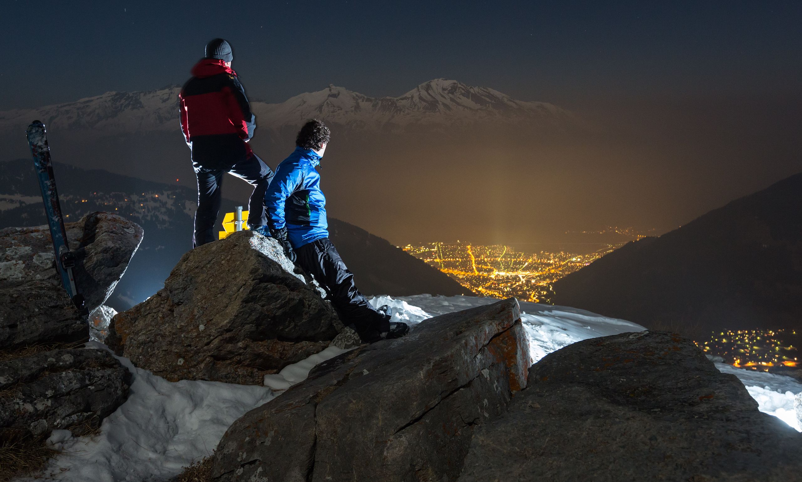 Immagine Alpinisti sopra Coira