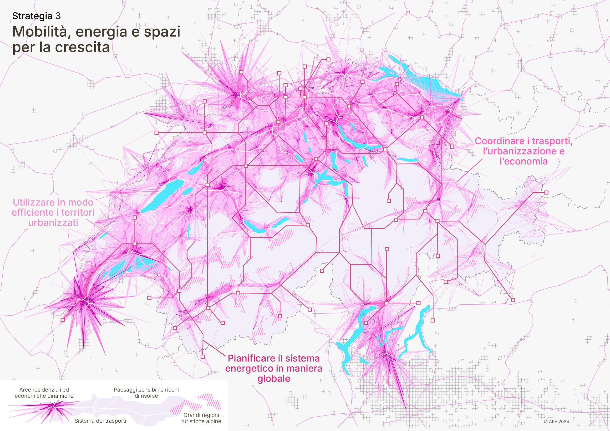 Strategia 3: Mobilità, energia e spazi per la crescita