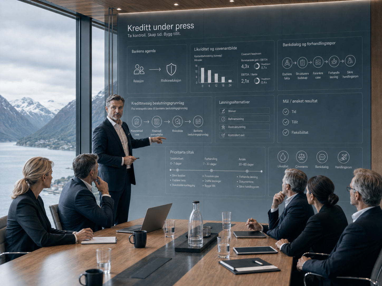 Styret vurderer tiltak Distressed corporate credit