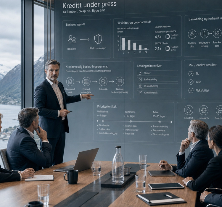 Styret vurderer tiltak Distressed corporate credit