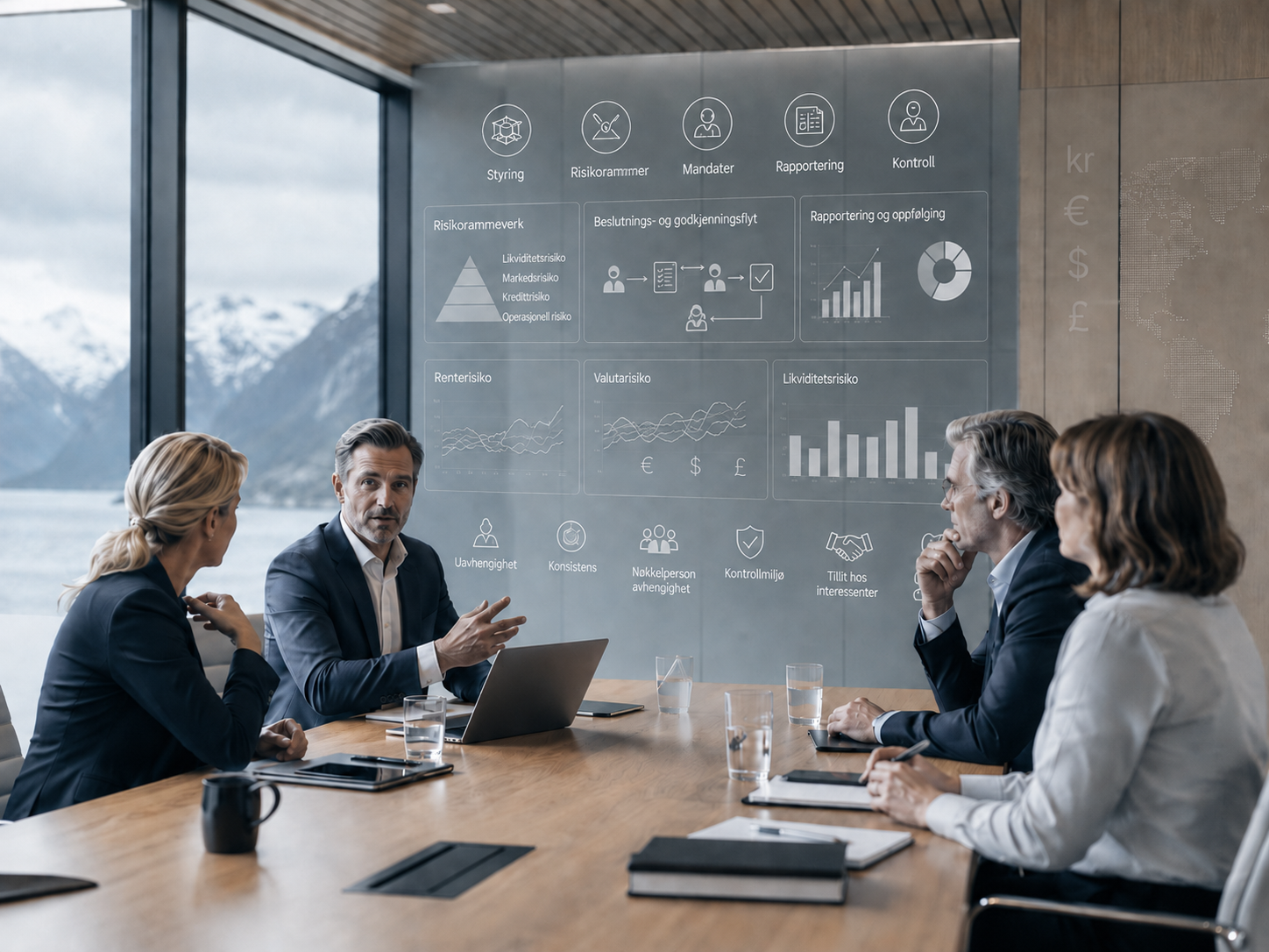 Styrets gjennomgang av finanspolicy
