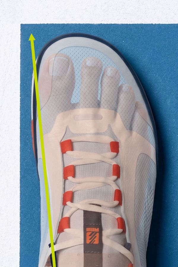 The Atomic Court lets your toes splay while you play.