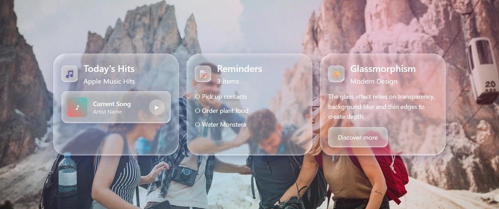 Liquid Glass Effect with Pure CSS
