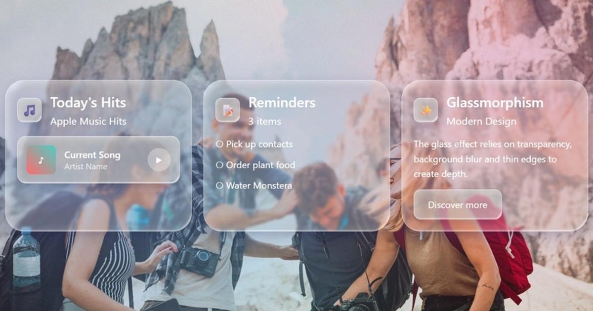 Liquid Glass Effect with Pure CSS