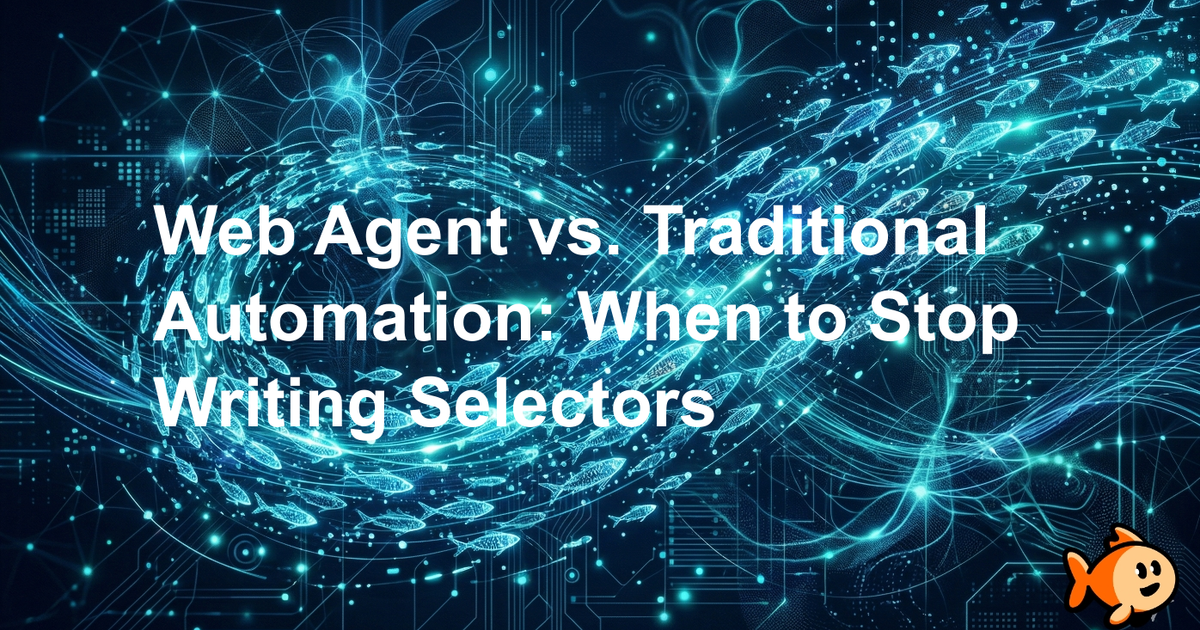 Web Agent vs. Traditional Automation (2026) | TinyFish Blog