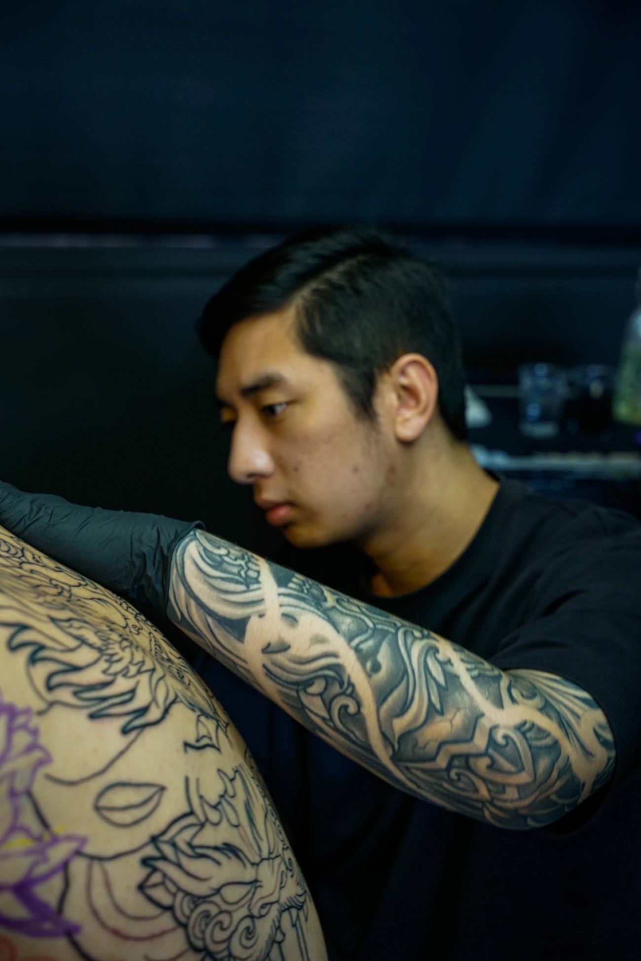 Steve - Artist at work