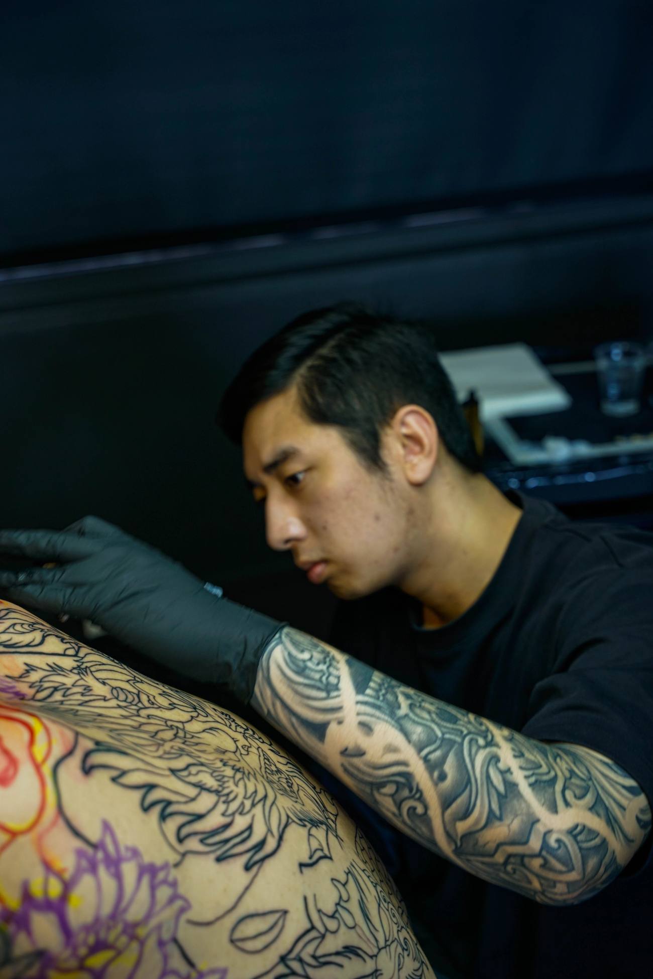Steve - Artist at work