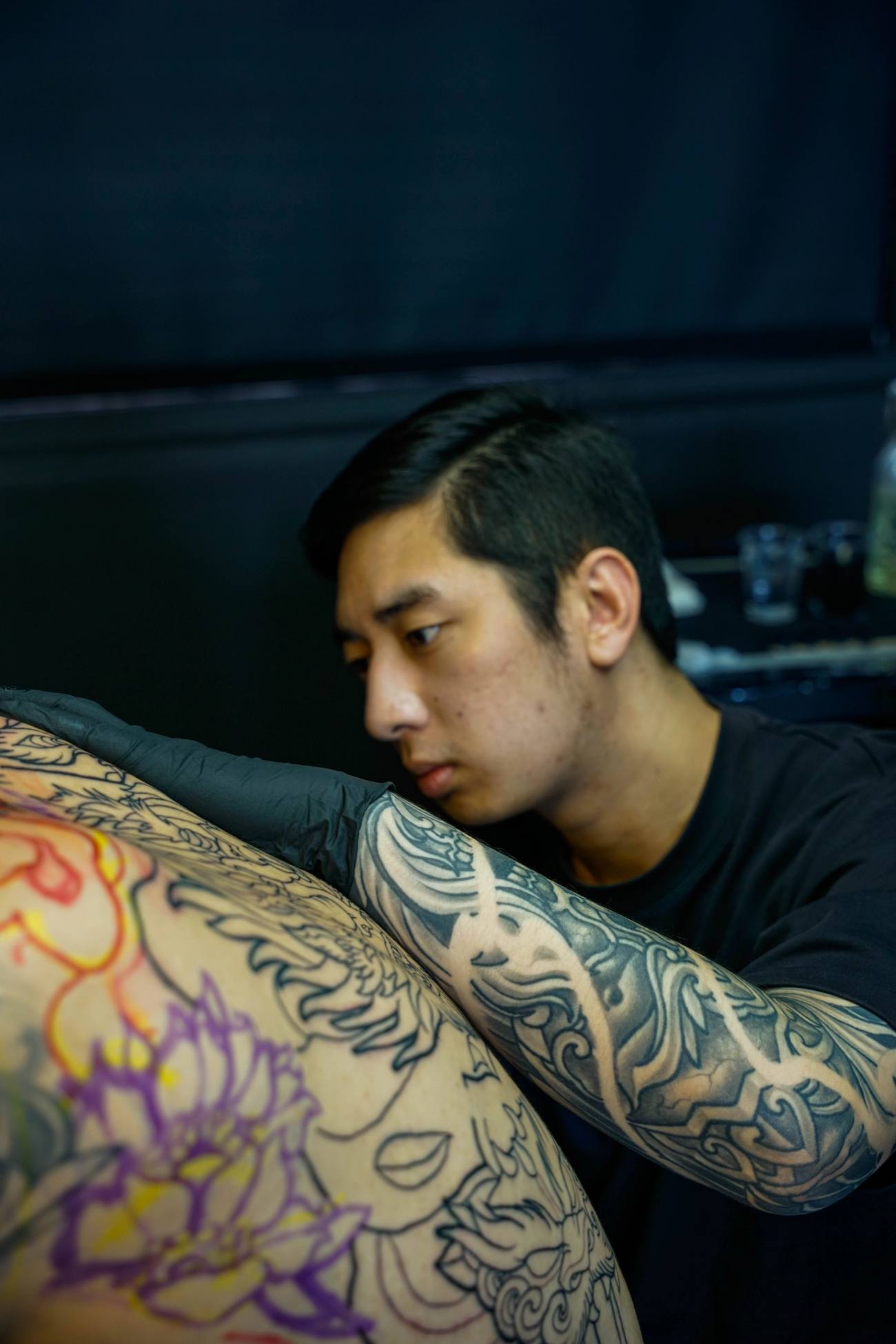 Steve - Artist at work