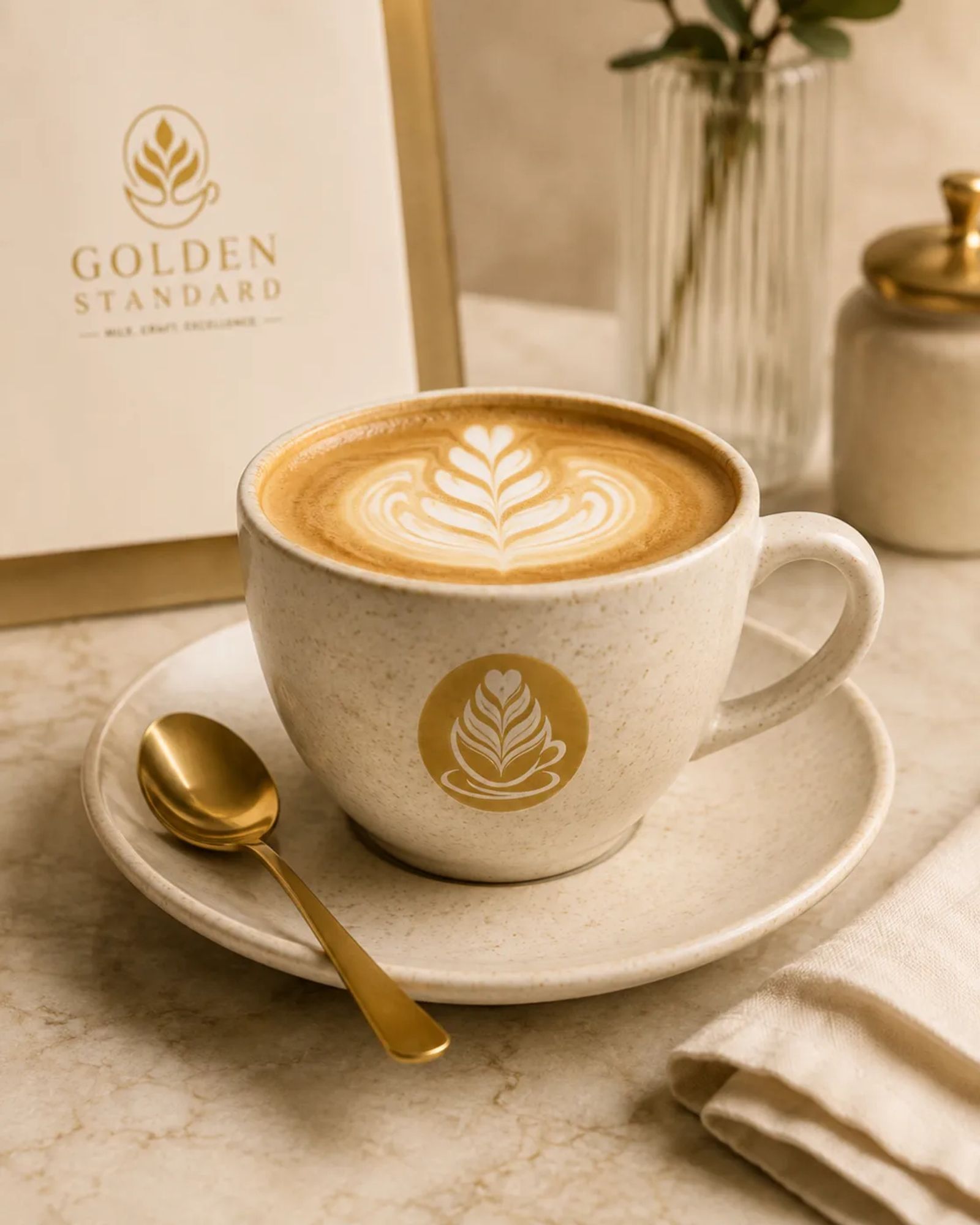 Golden Standard šolja cappuccina s latte artom