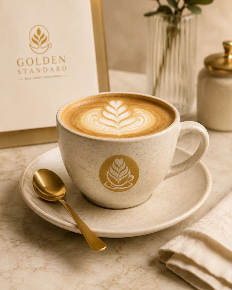 Golden Standard šolja cappuccina s latte artom