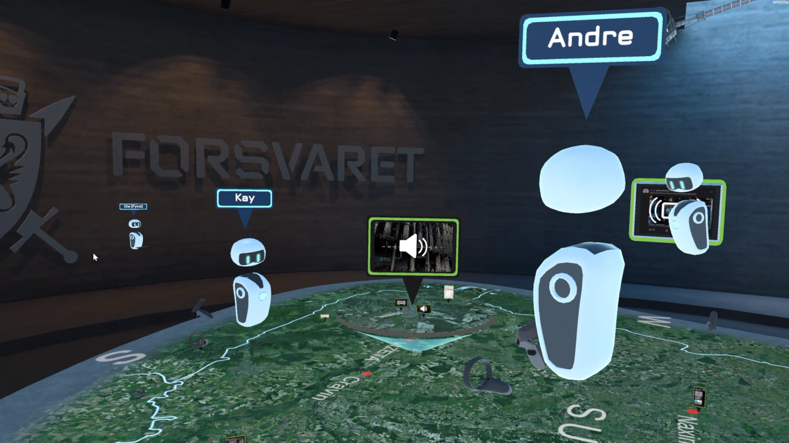 Collaboration in the 3D map 