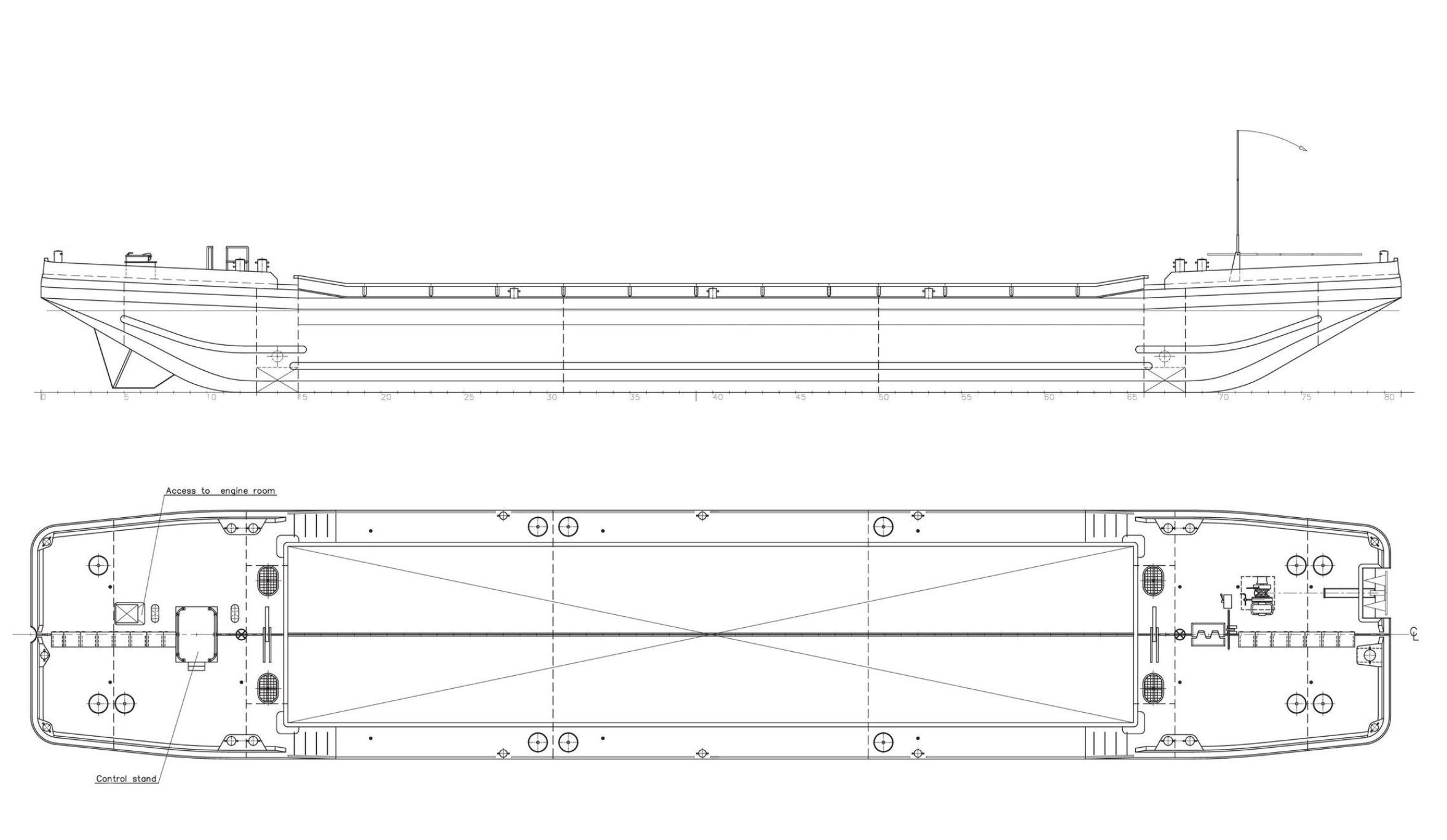 Split Hopper Barge - Barges